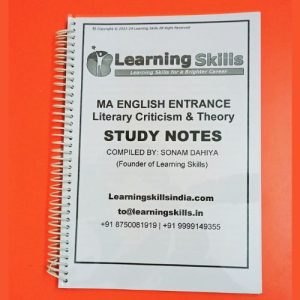 Notes Book Class 11